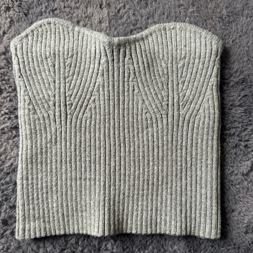 Zara strapless crop top. Size small.
